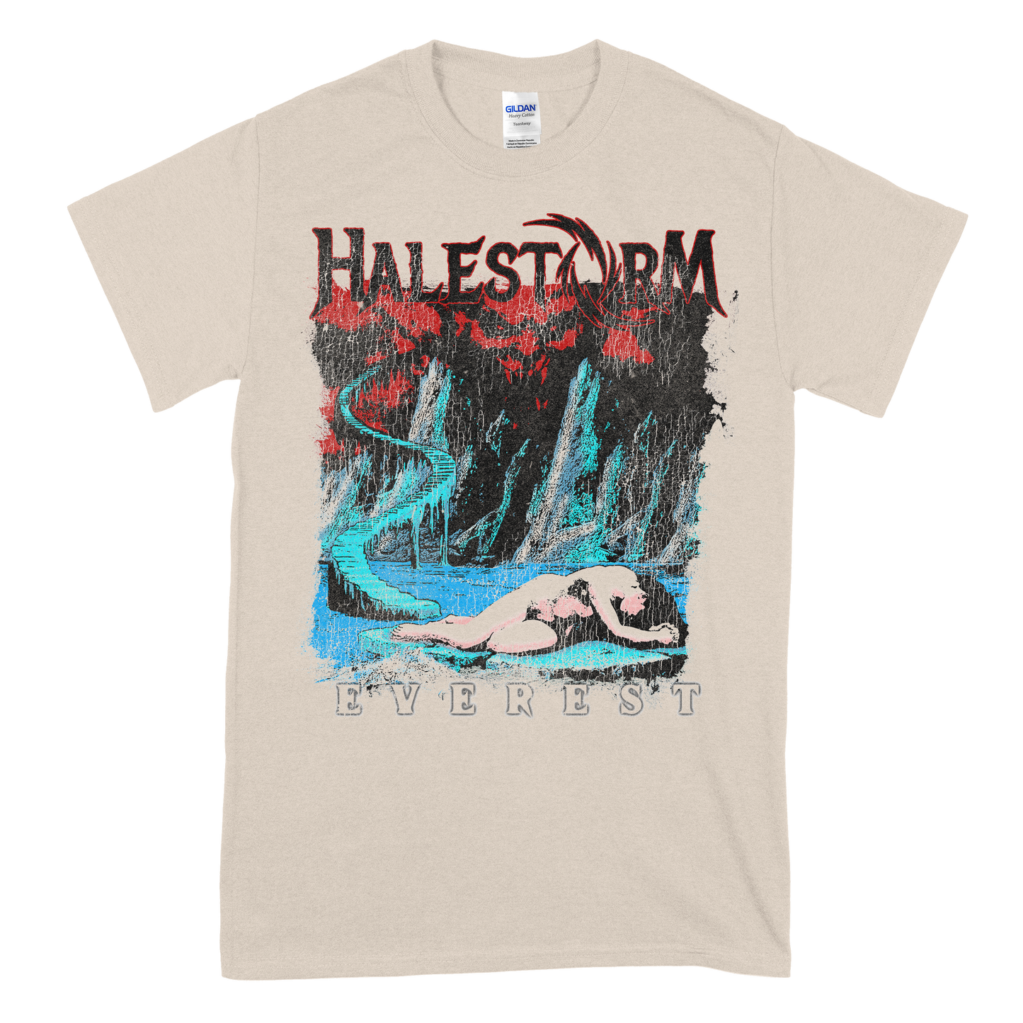 Distressed Everest Natural | T-Shirt